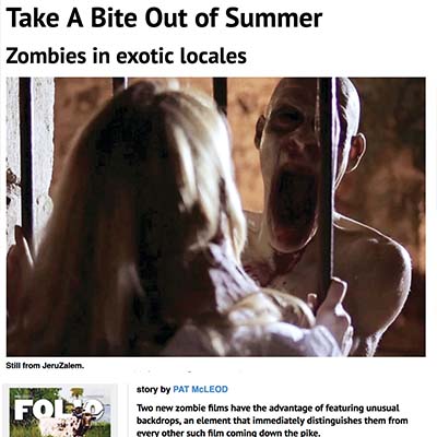 Take A Bite Out of Summer-Zombies in exotic locales